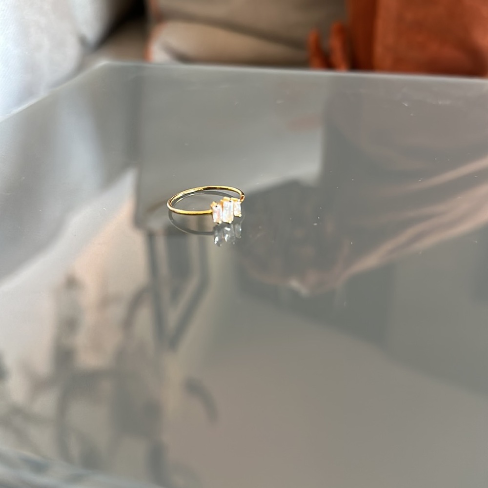 Clear stone ring - Picture 4 of 4
